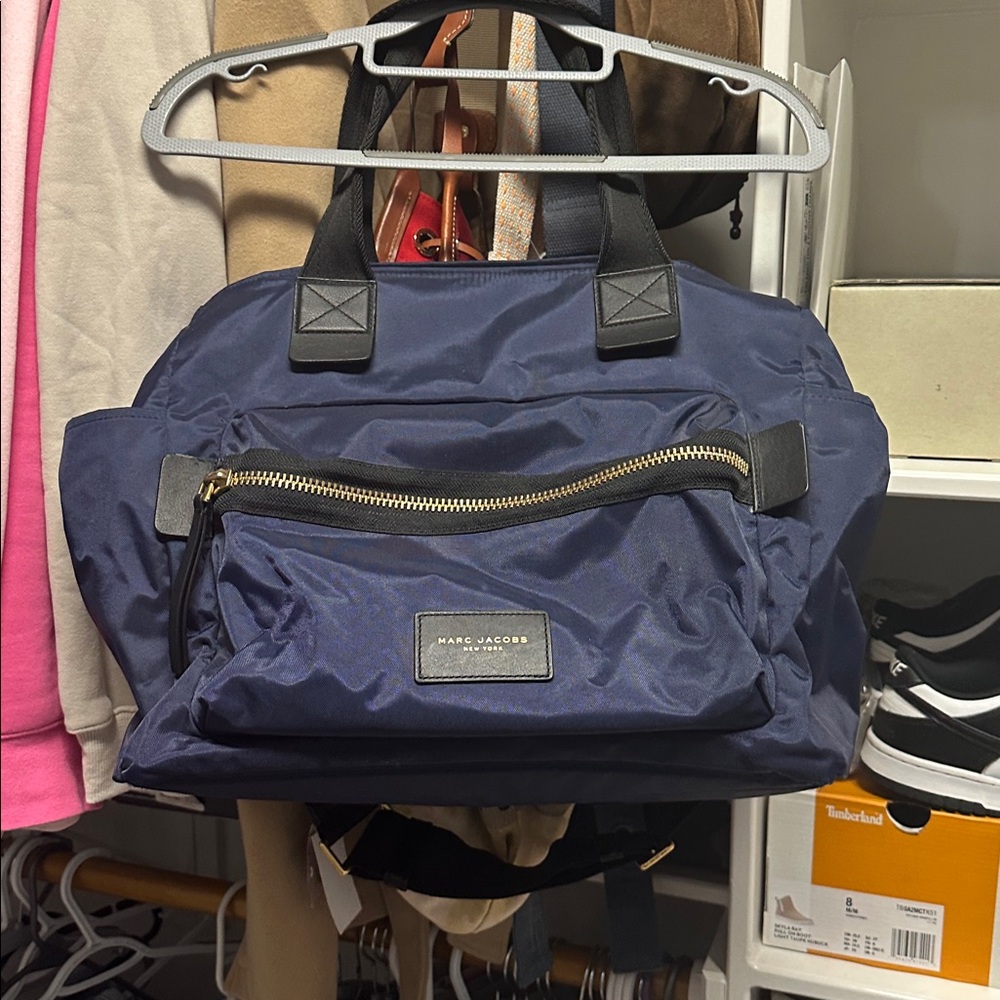 Marc Jacobs Navy and Black Baby Bag - Picture 5 of 10